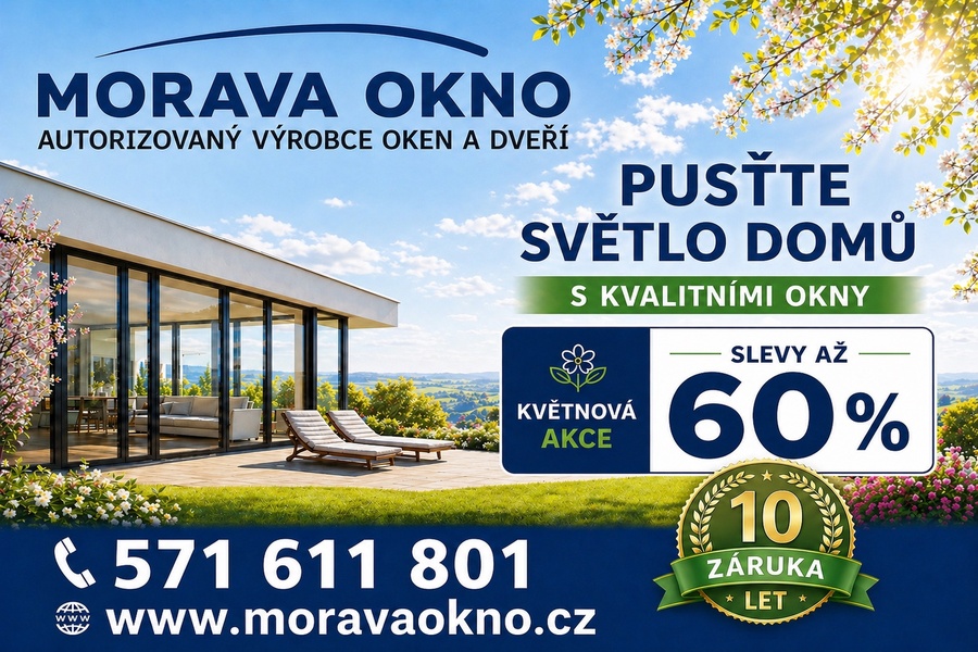 Jarní akce na okna a dveře