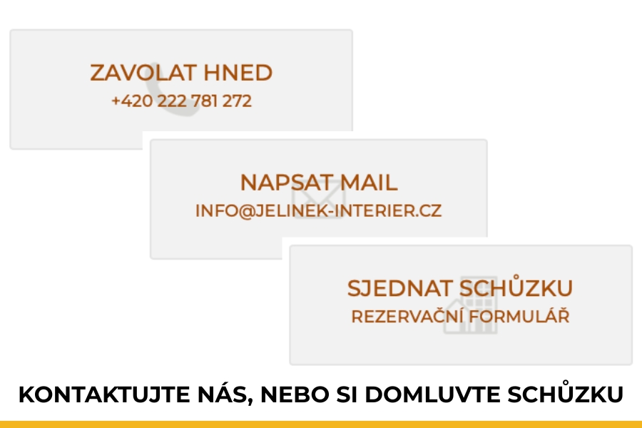 Ozvěte se nám, nebo si domluvte osobní schůzku