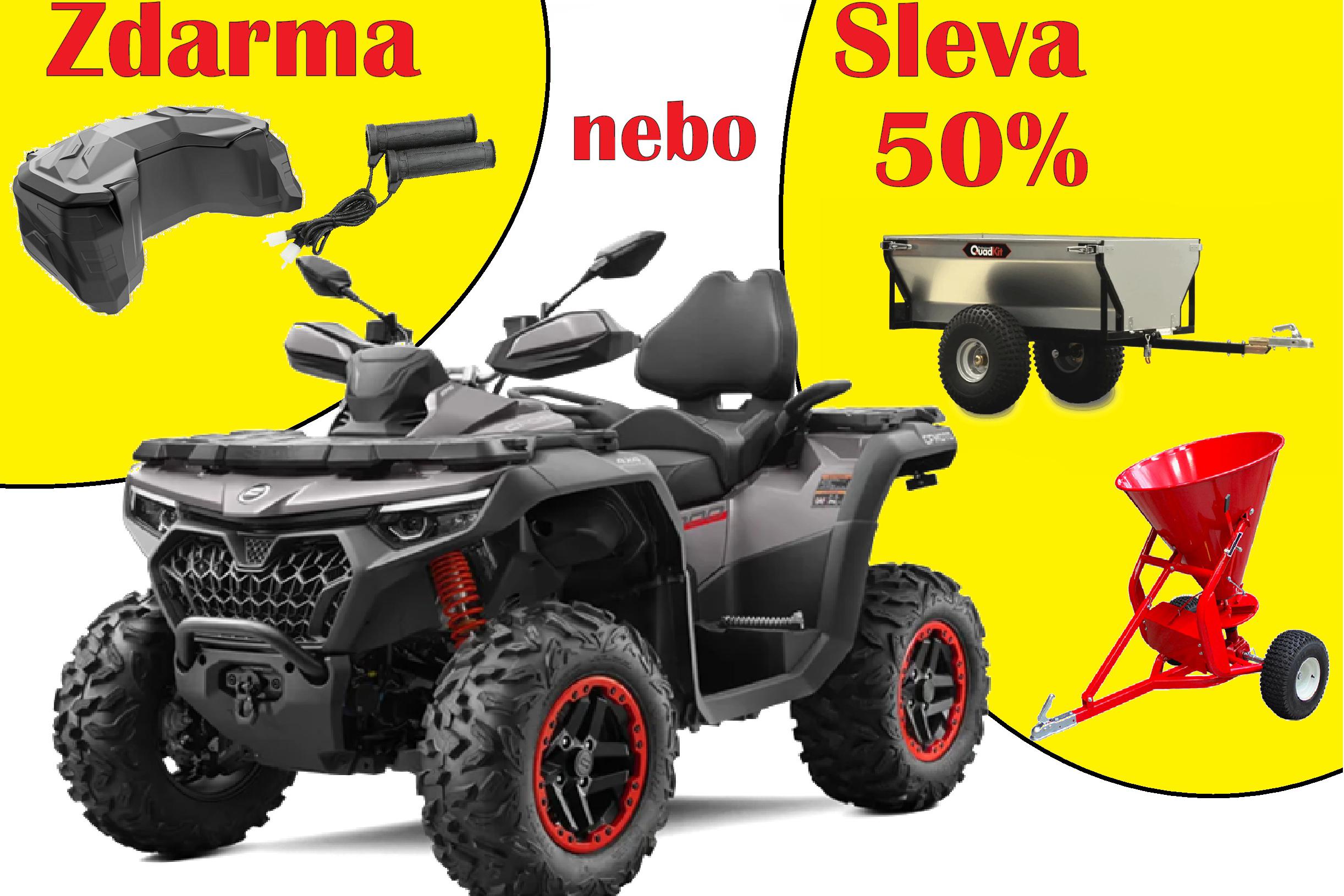 Příslušenství zdarma nebo sleva 50%.