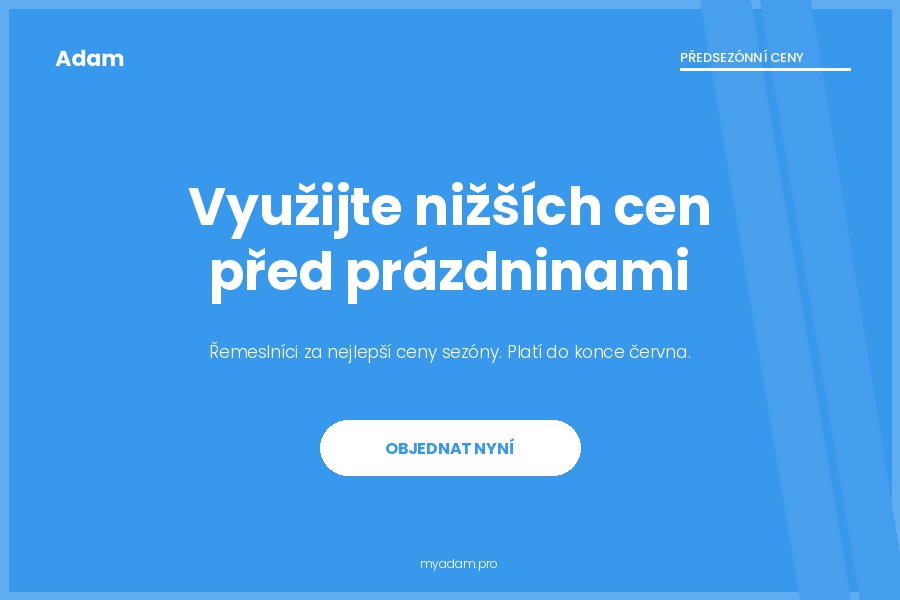 Využijte nižších cen před letními prázdninami