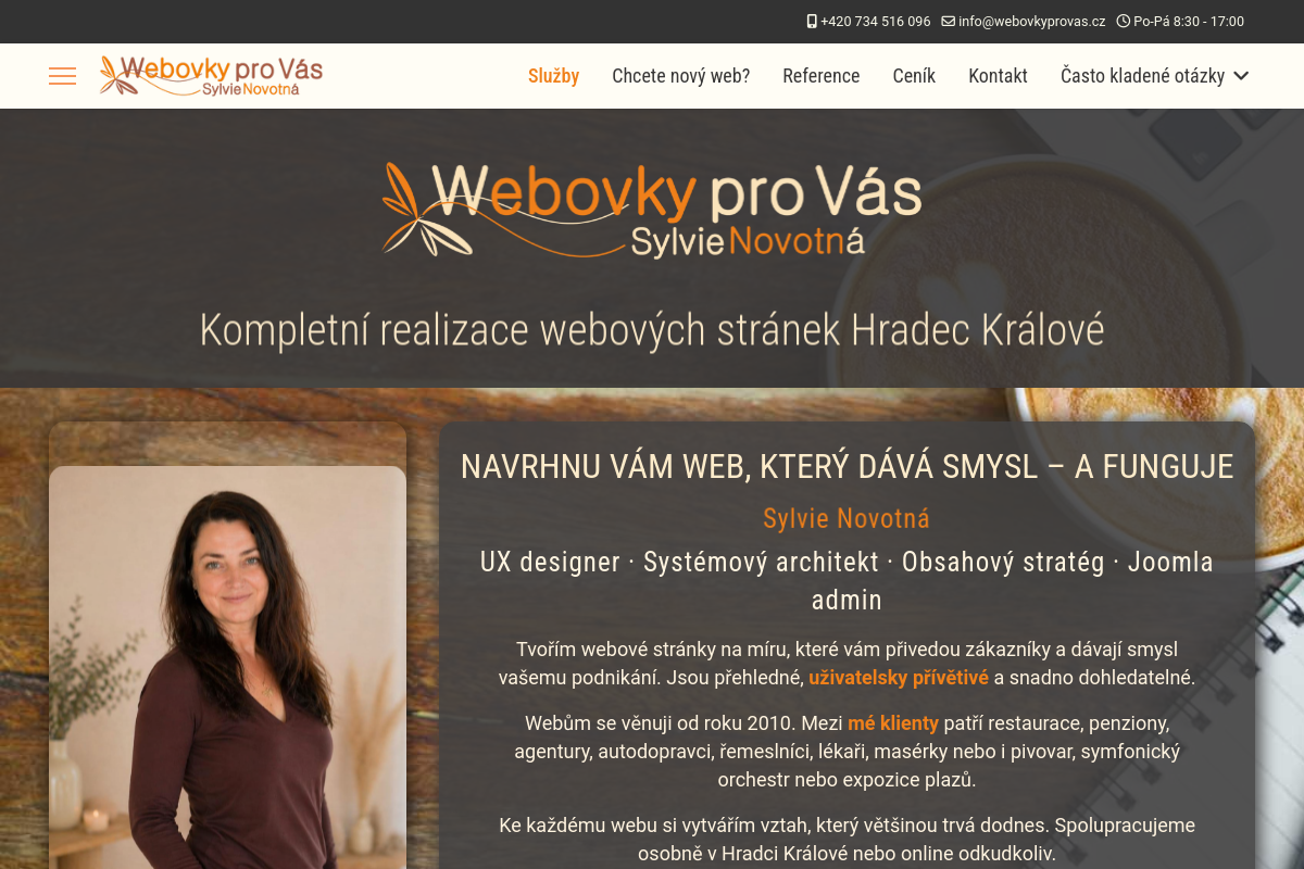 Webovky pro Vás - Sylvie Novotná