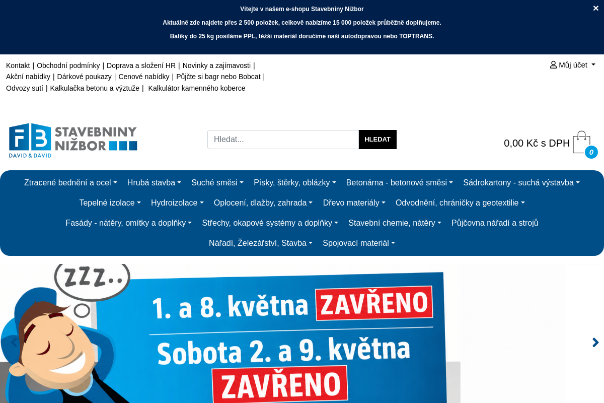 Stavebniny-nizbor.cz