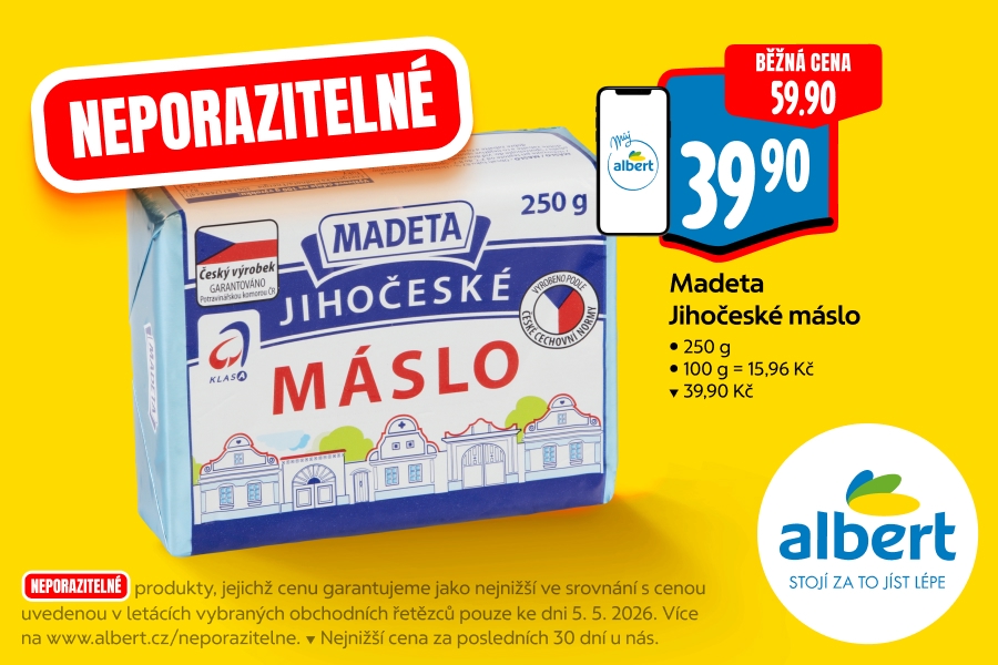 Madeta Jihočeské máslo