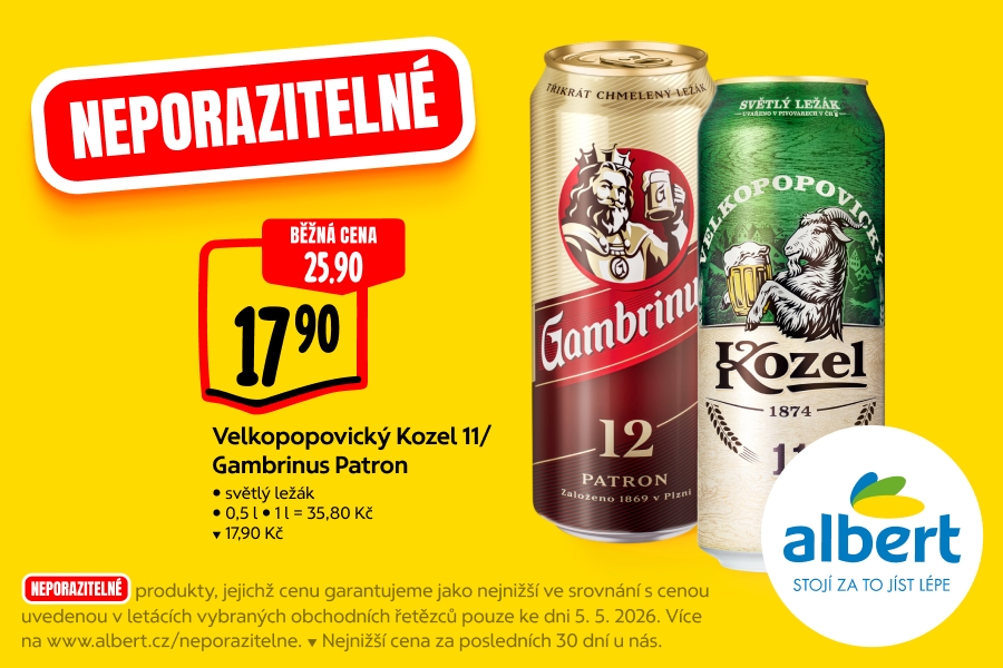Velkopopovický Kozel 11/Gambrinus Patron