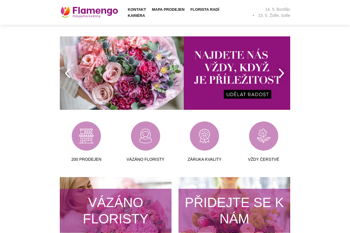 Flamengo květiny
