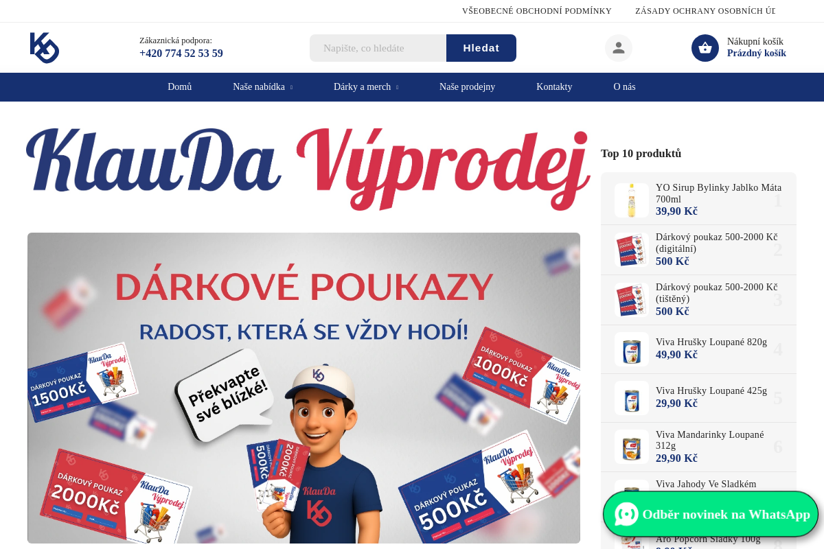 KlaudaVyprodej.cz