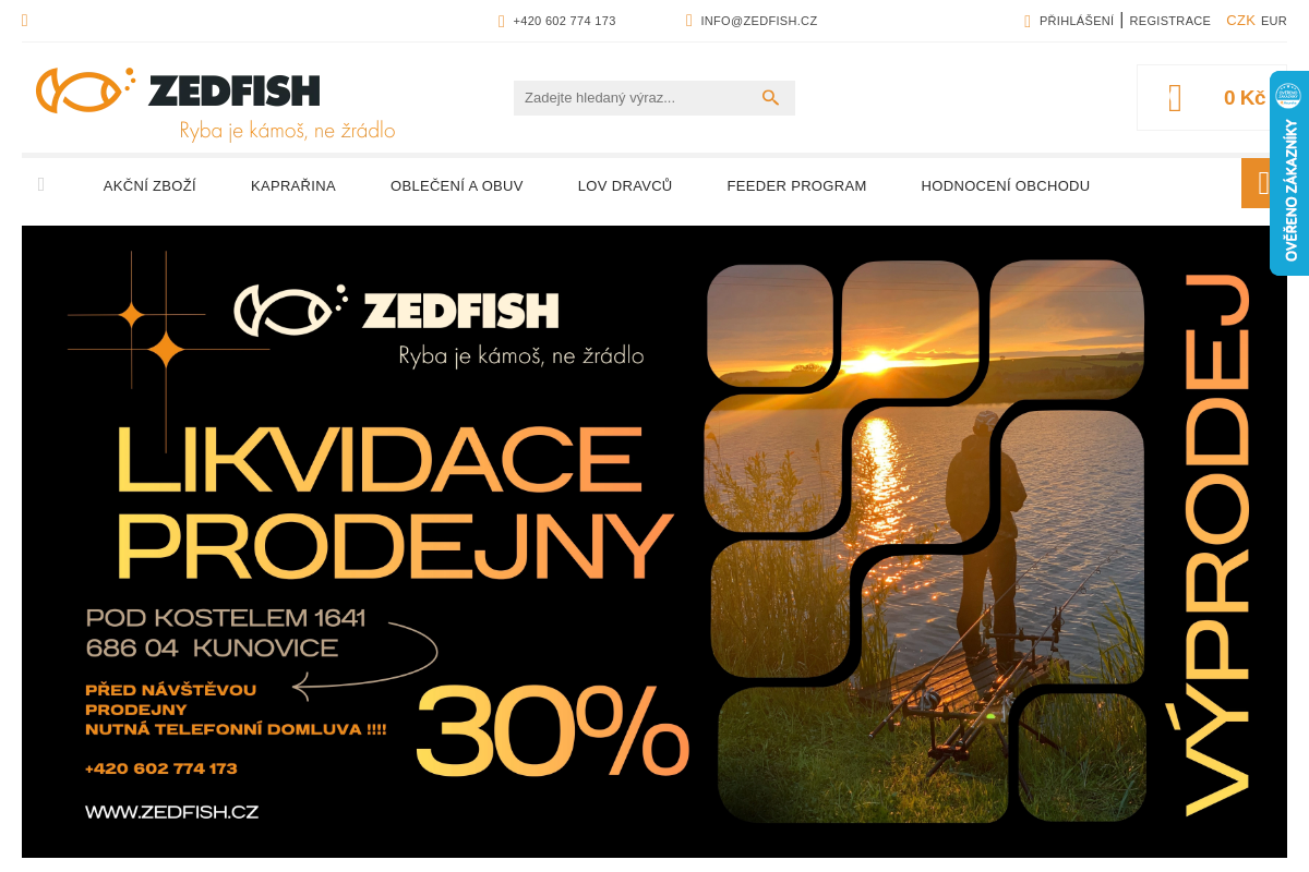 ZEDFISH - Rybářská speciálka FOX