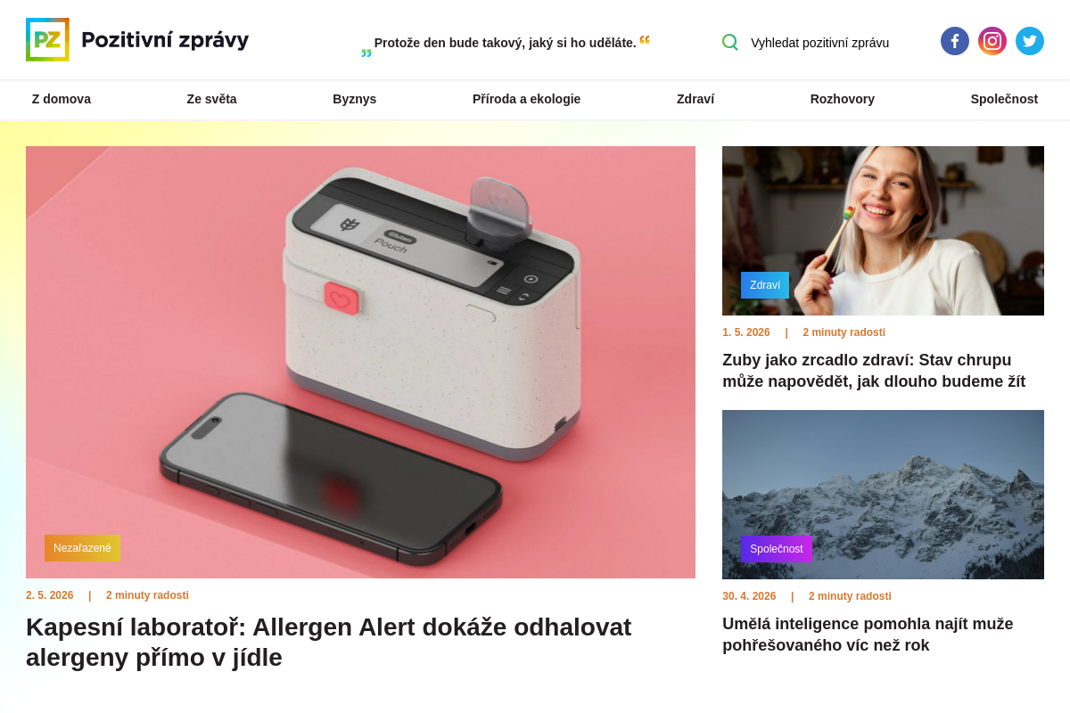 Pozitivní zprávy