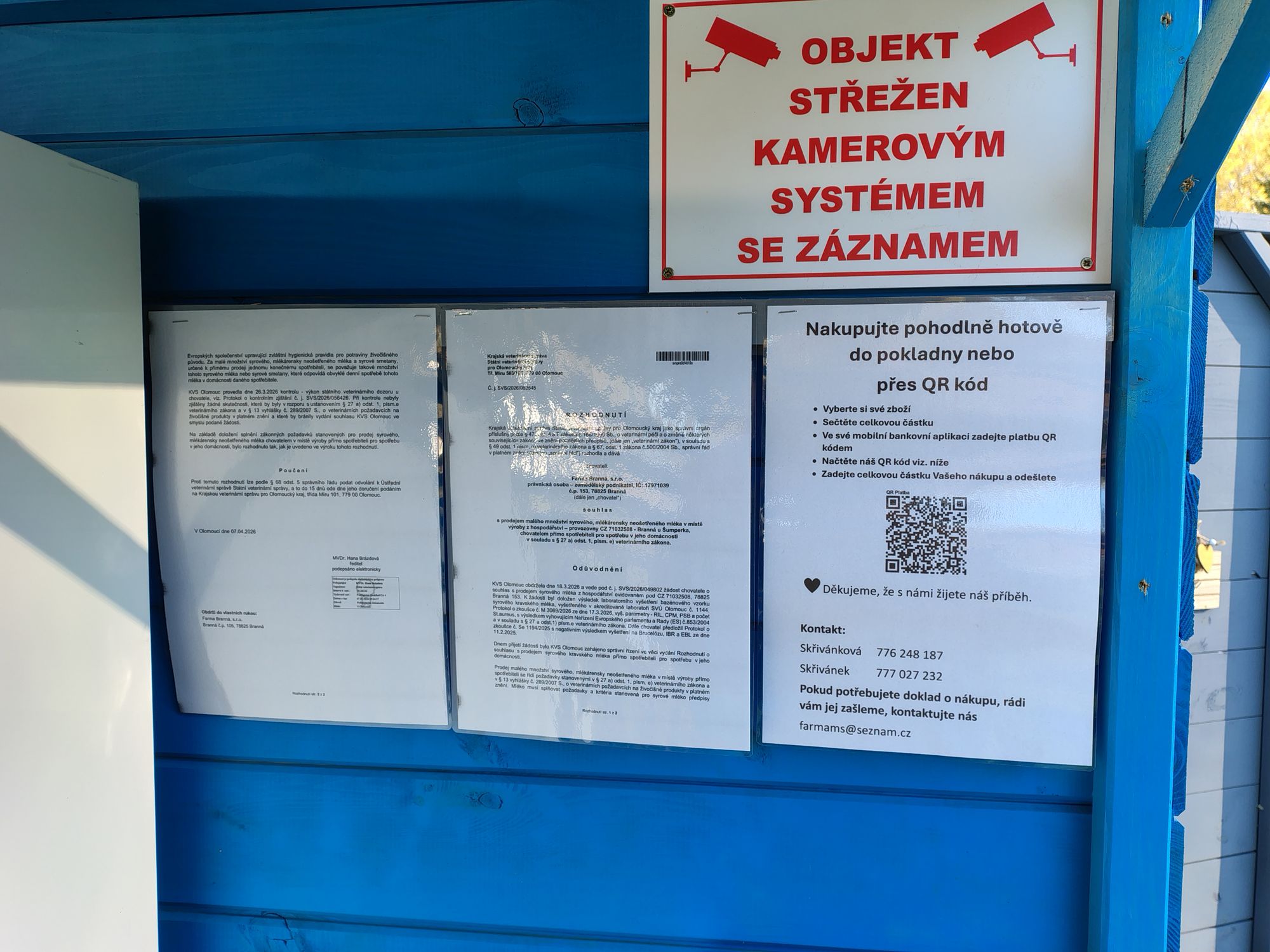 Samoobslužný stánek Farma Branná foto 2
