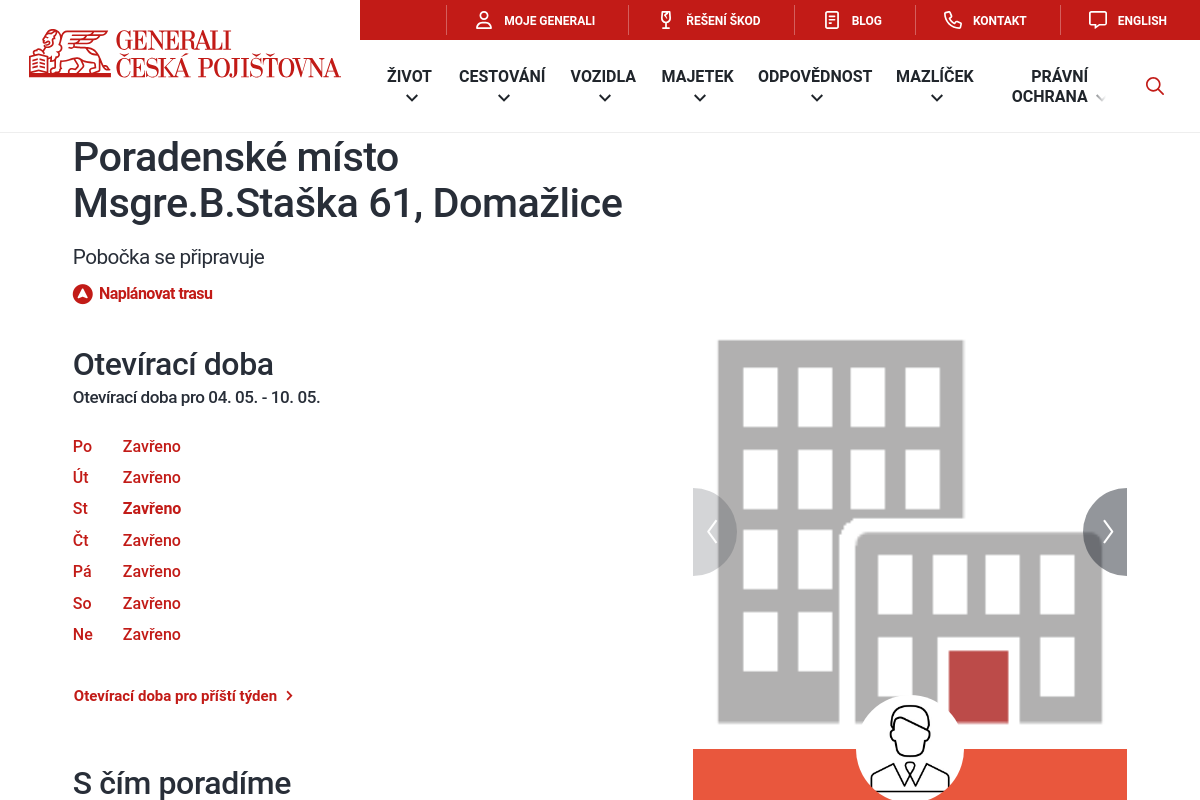 GENERALI ČESKÁ POJIŠŤOVNA