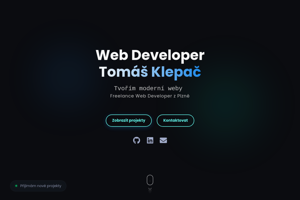 Tvorba webu - Tomáš Klepač