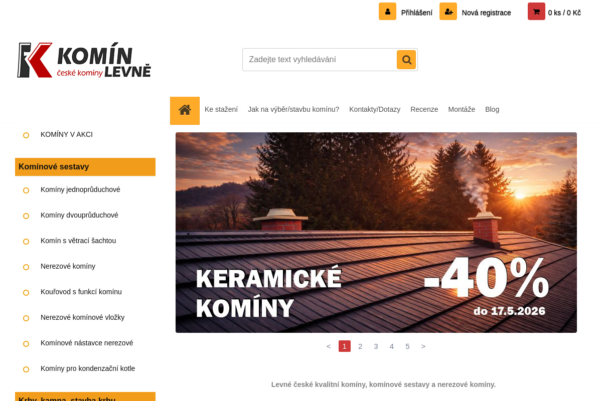 Komín Levně