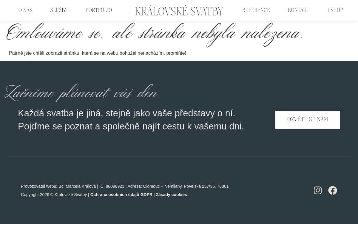 Kralovskesvatby.cz/obchod