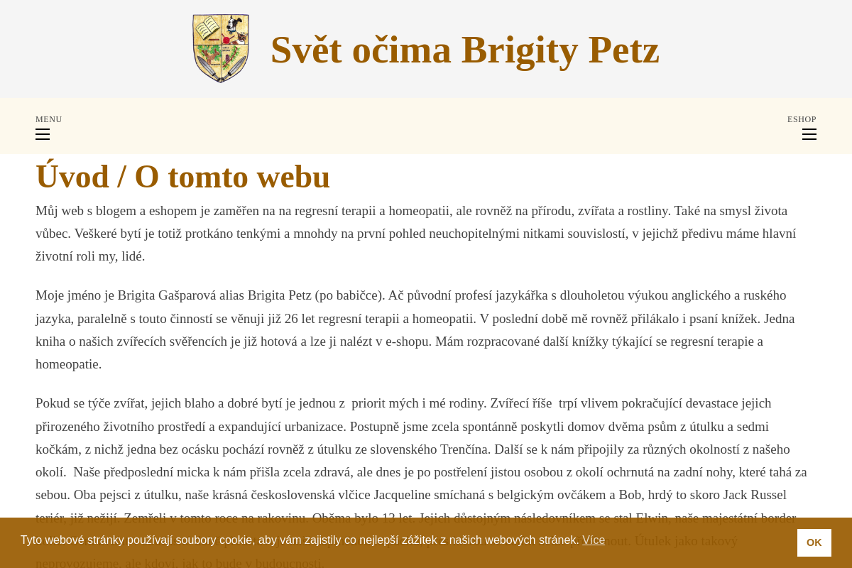 PhDr. Brigita Gašparová - HOMEOPATKA A REGRESNÍ TERAPEUTKA