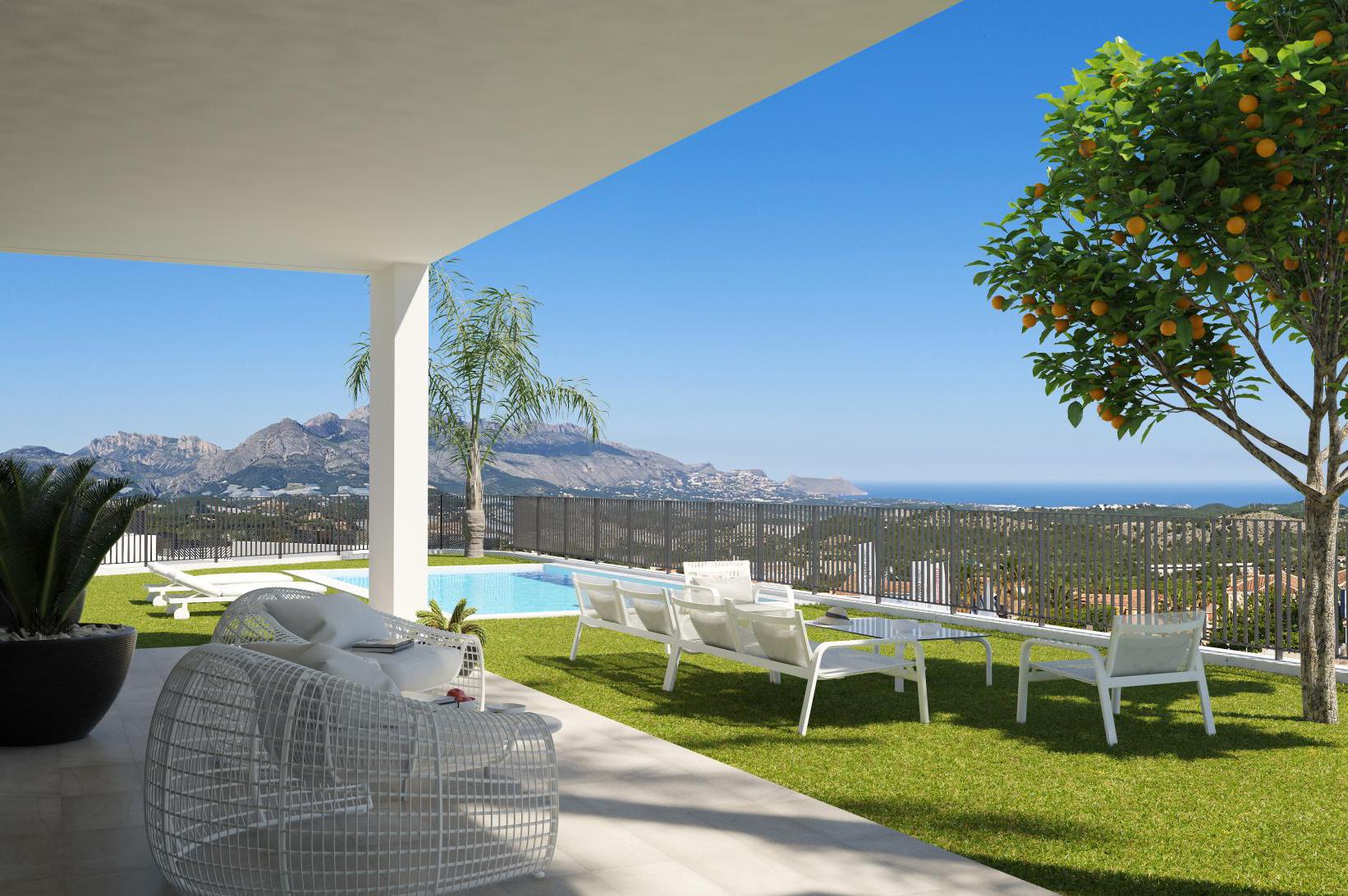 Vila v Polop, Alicante 4+kk, s překrásným výhledem