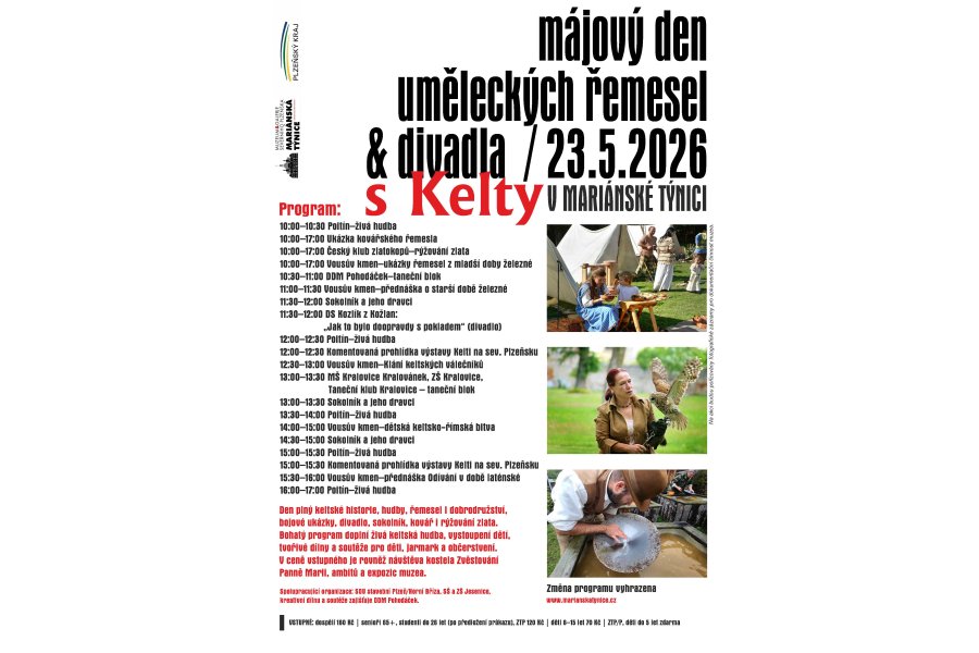 Májový den uměleckých řemesel a divadla s Kelty