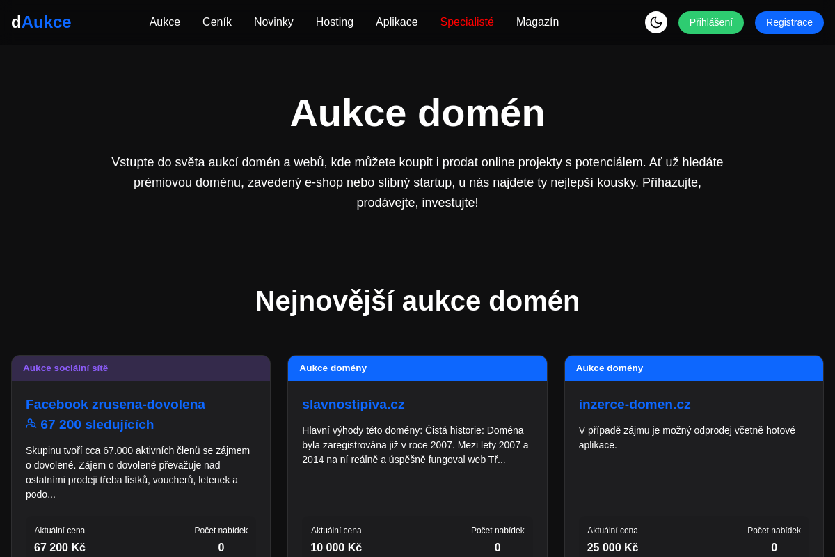 dAukce.cz