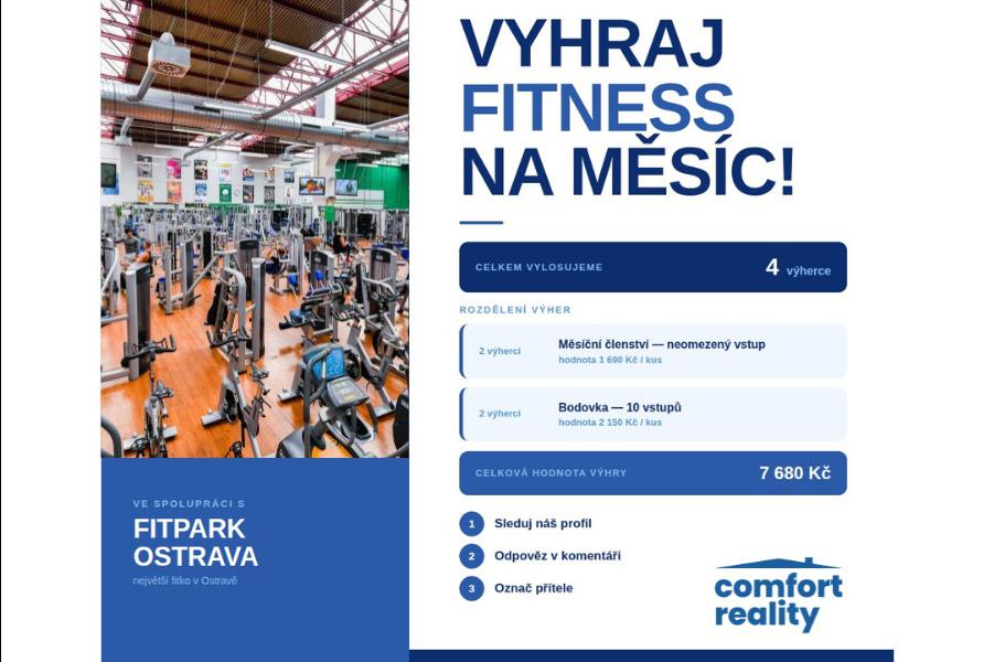 SOUTĚŽ o fitness ve spolupráci s Fitparkem Ostrava