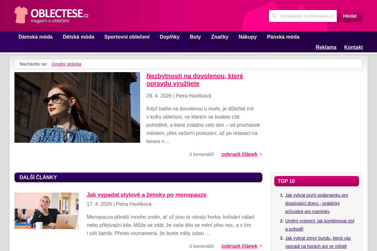 Oblectese.cz