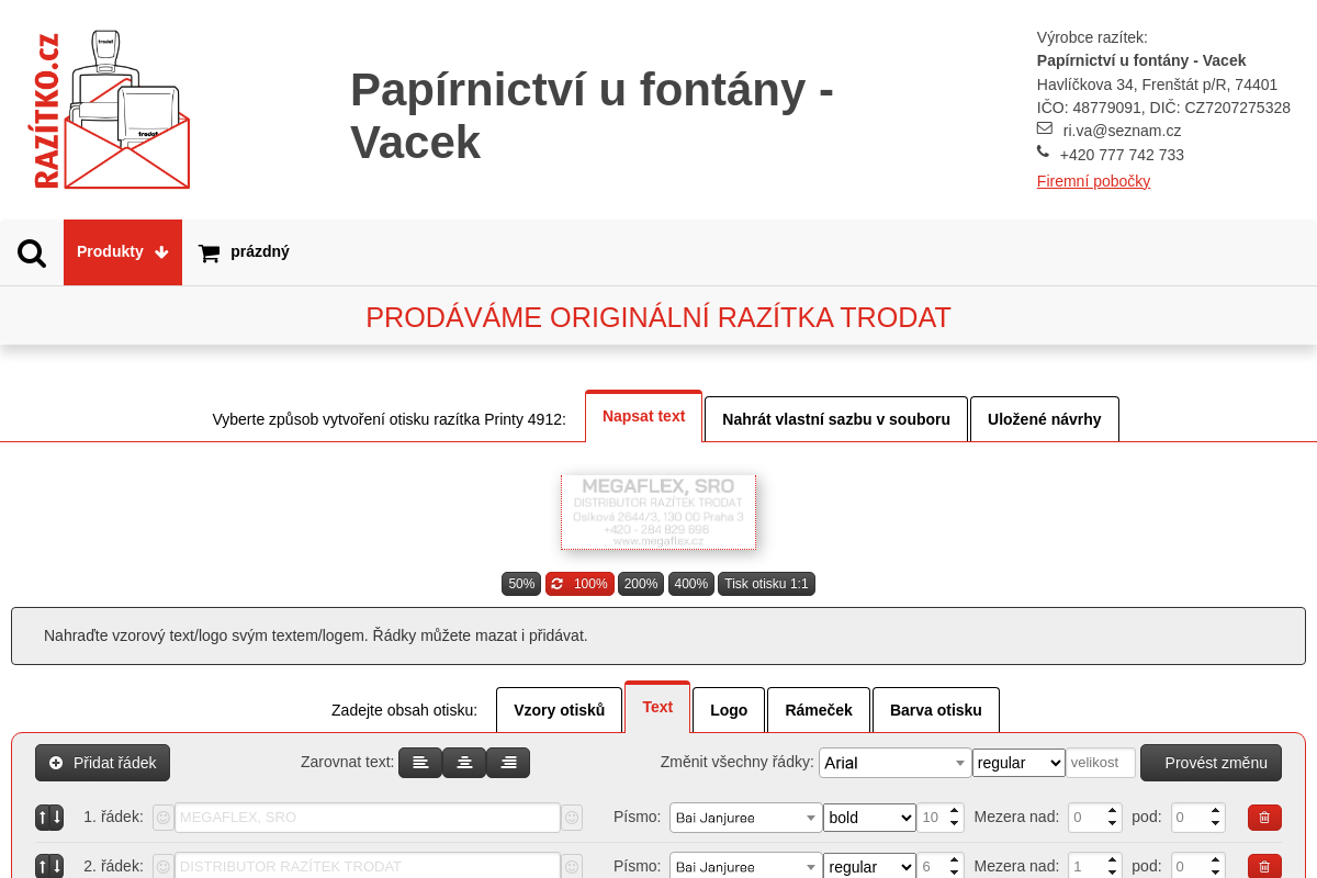 Vacek.razitko.cz