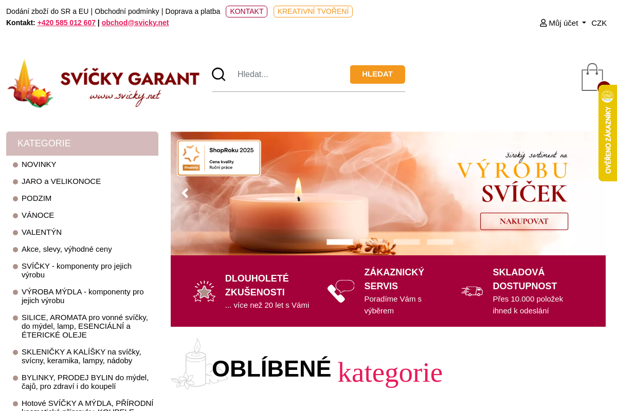 Svíčky Garant