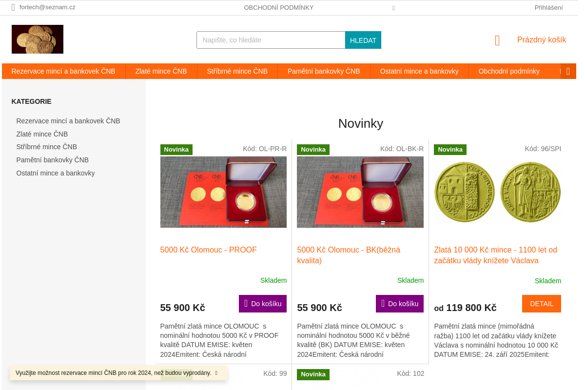 Numismatika Musílek