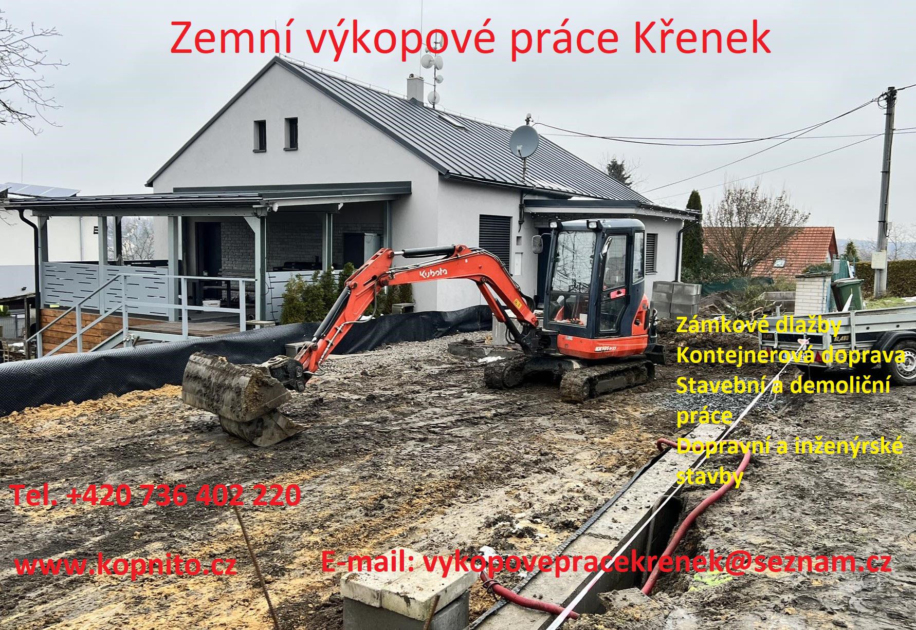 Zemní výkopové práce Křenek foto 2