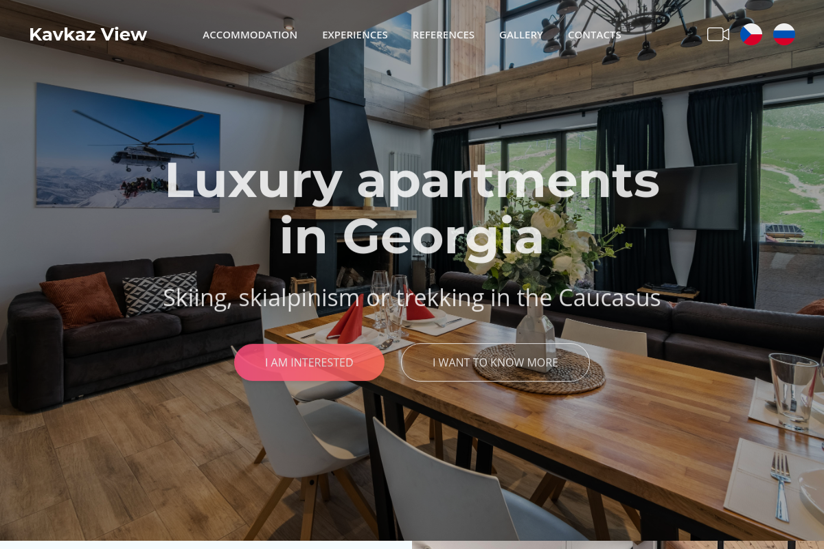 Český apartmán v Gruzii - Kavkazview s.r.o. foto 1