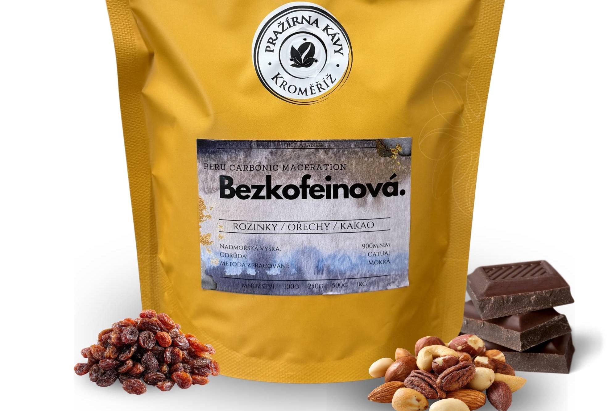Bezkofeinová káva Peru Decaf