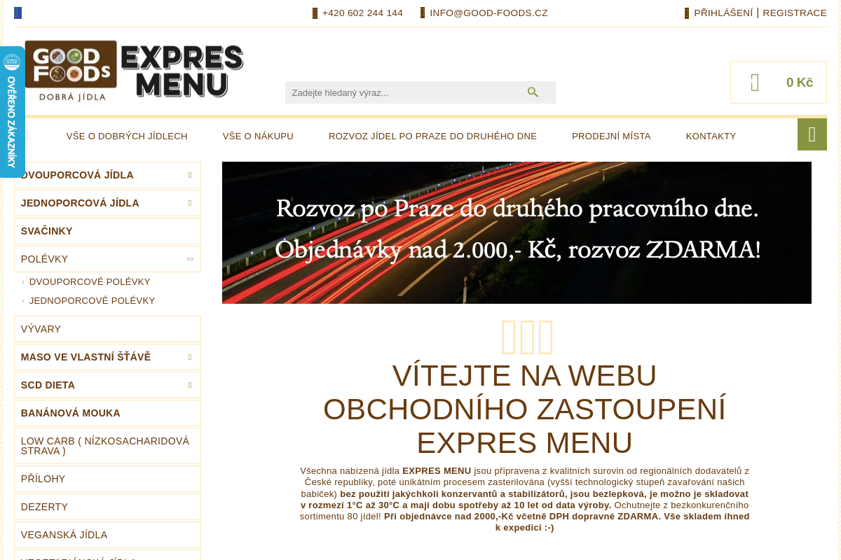 GOOD FOODS Dobrá jídla