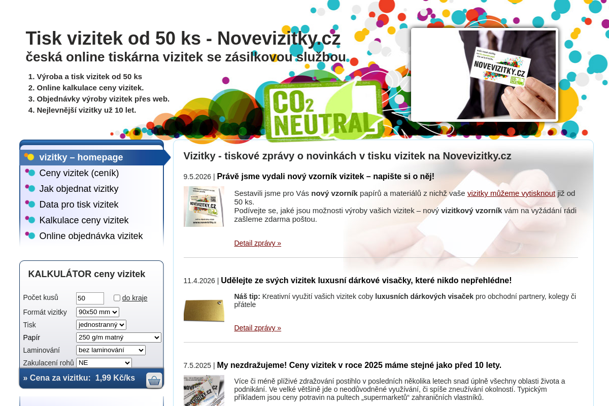 Novevizitky.cz