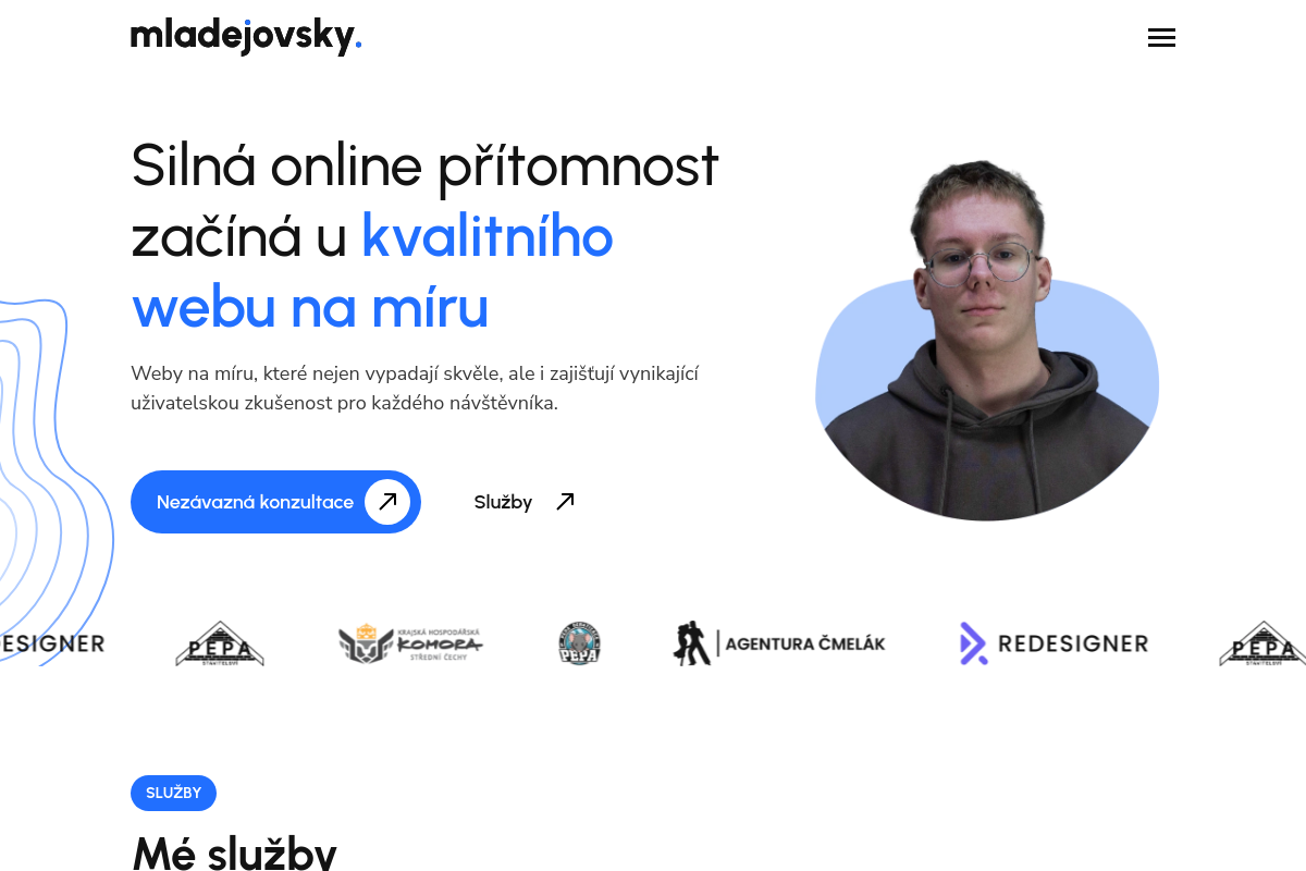 Mladejovsky - tvorba webových stránek na míru