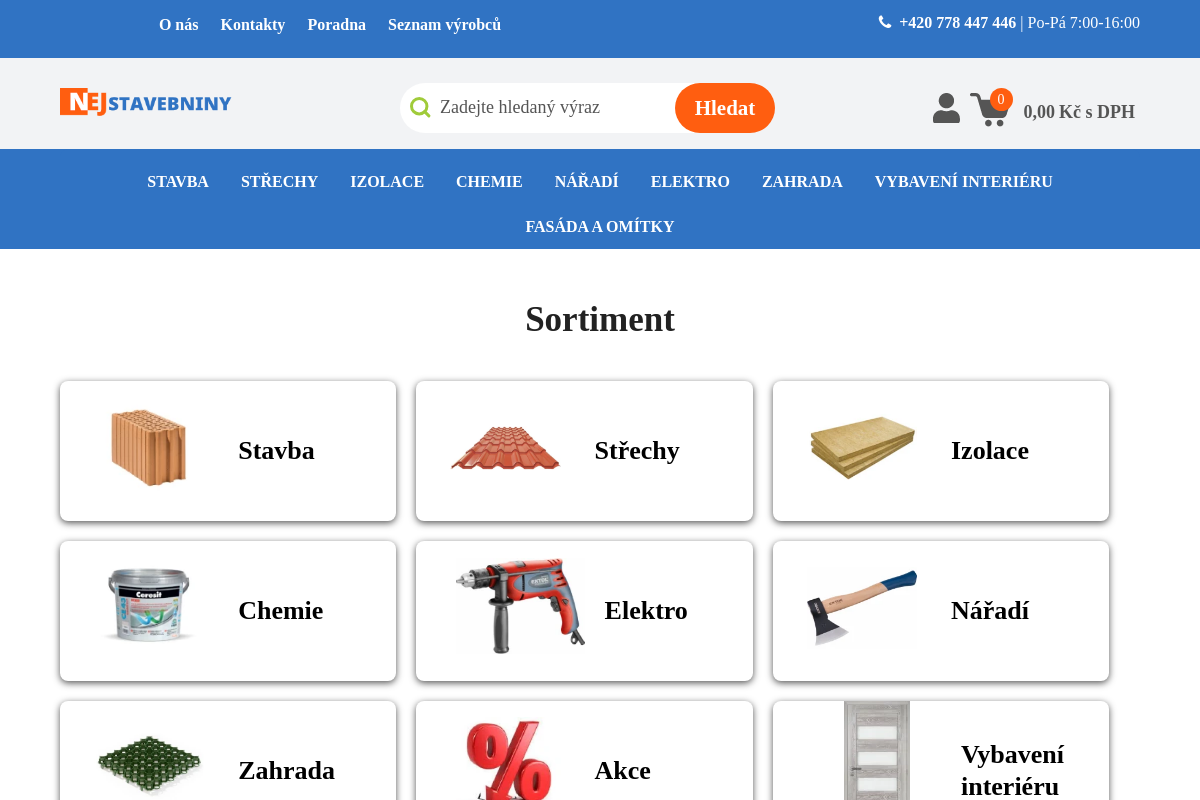 NEJstavebniny.cz