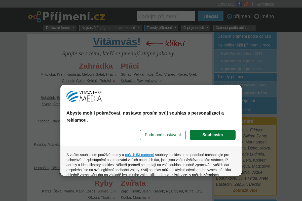 Prijmeni.cz