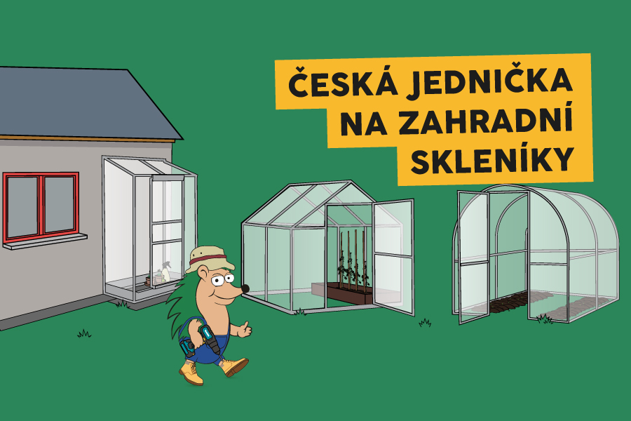 Česká jednička na zahradní skleníky
