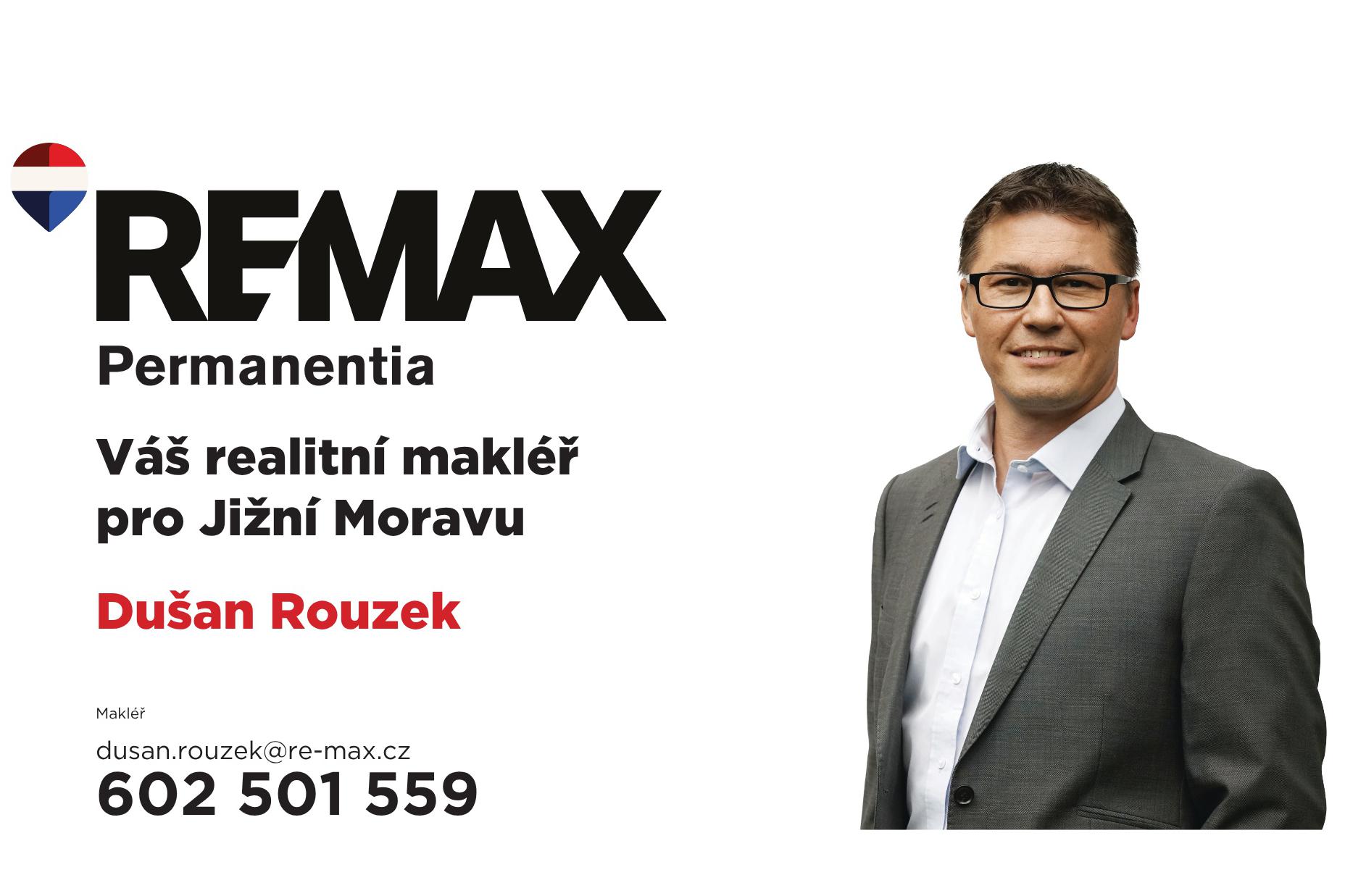 Dušan Rouzek - Certifikovaný realitní makléř RE/MAX Permanentia