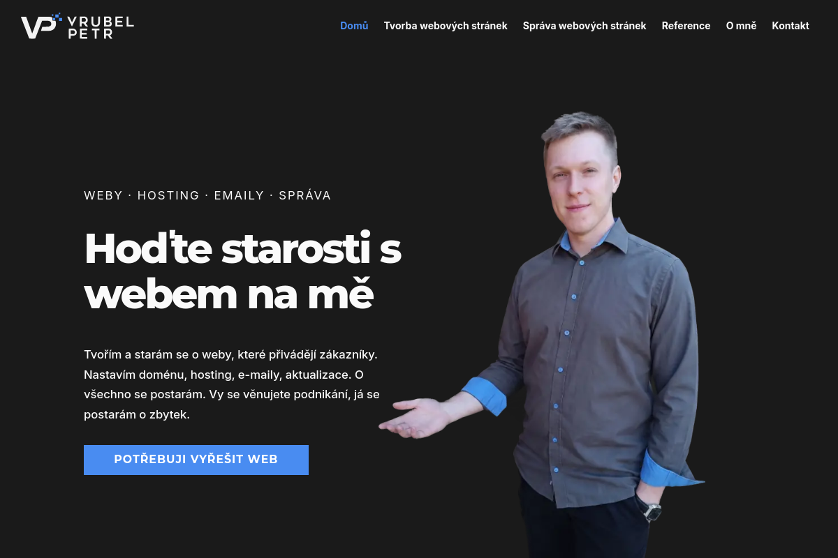 Vrubel Petr - Tvorba a správa webových stránek
