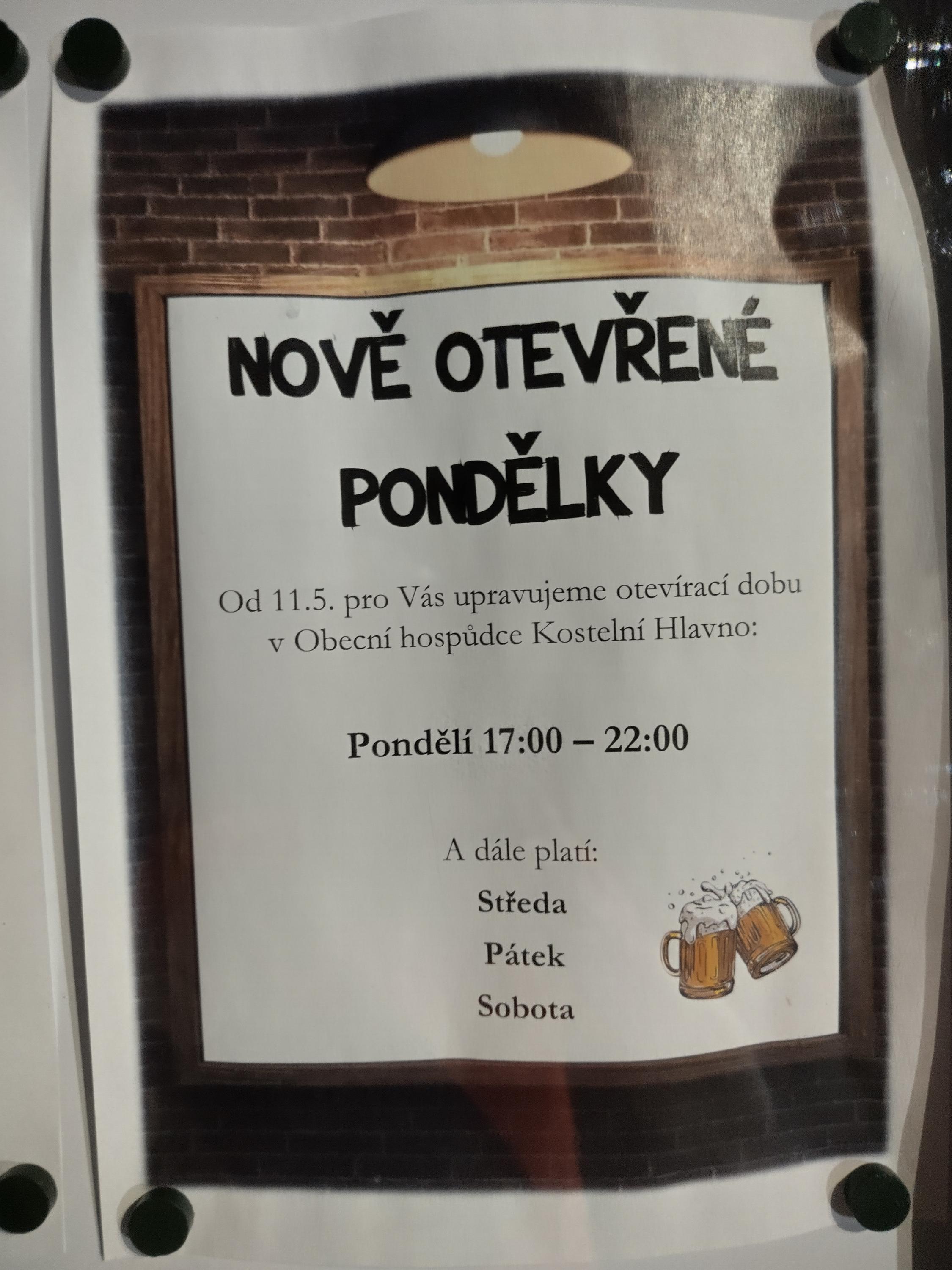Obecní hospoda Kostelní Hlavno foto 6