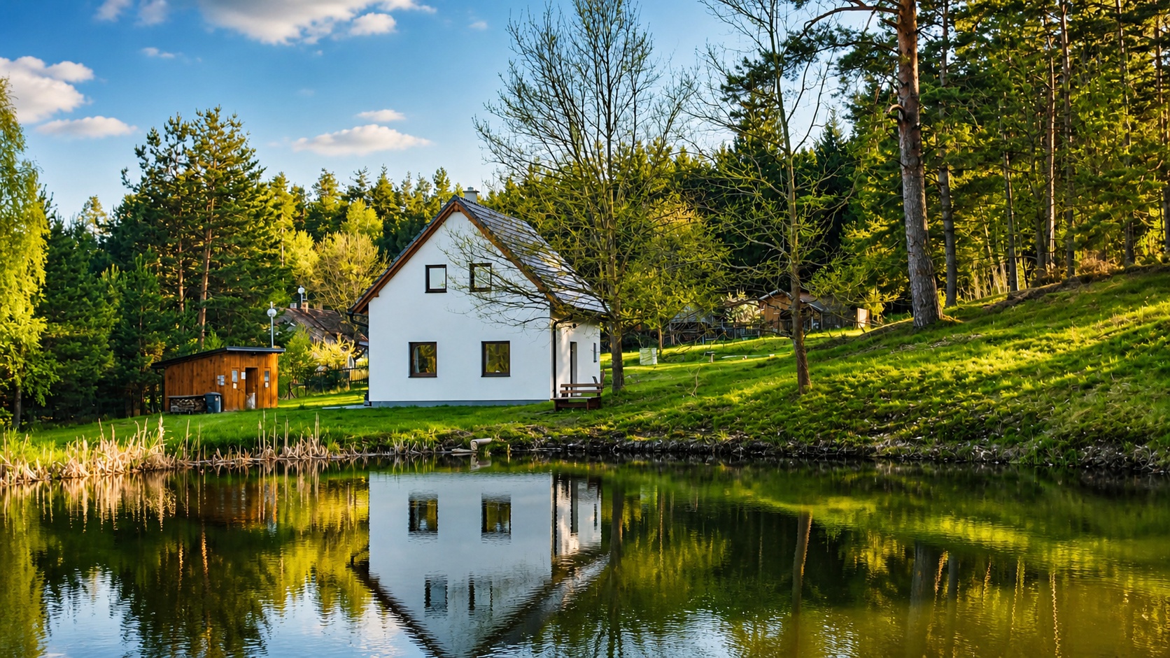 Klid na kraji lesa - celý dům foto 2