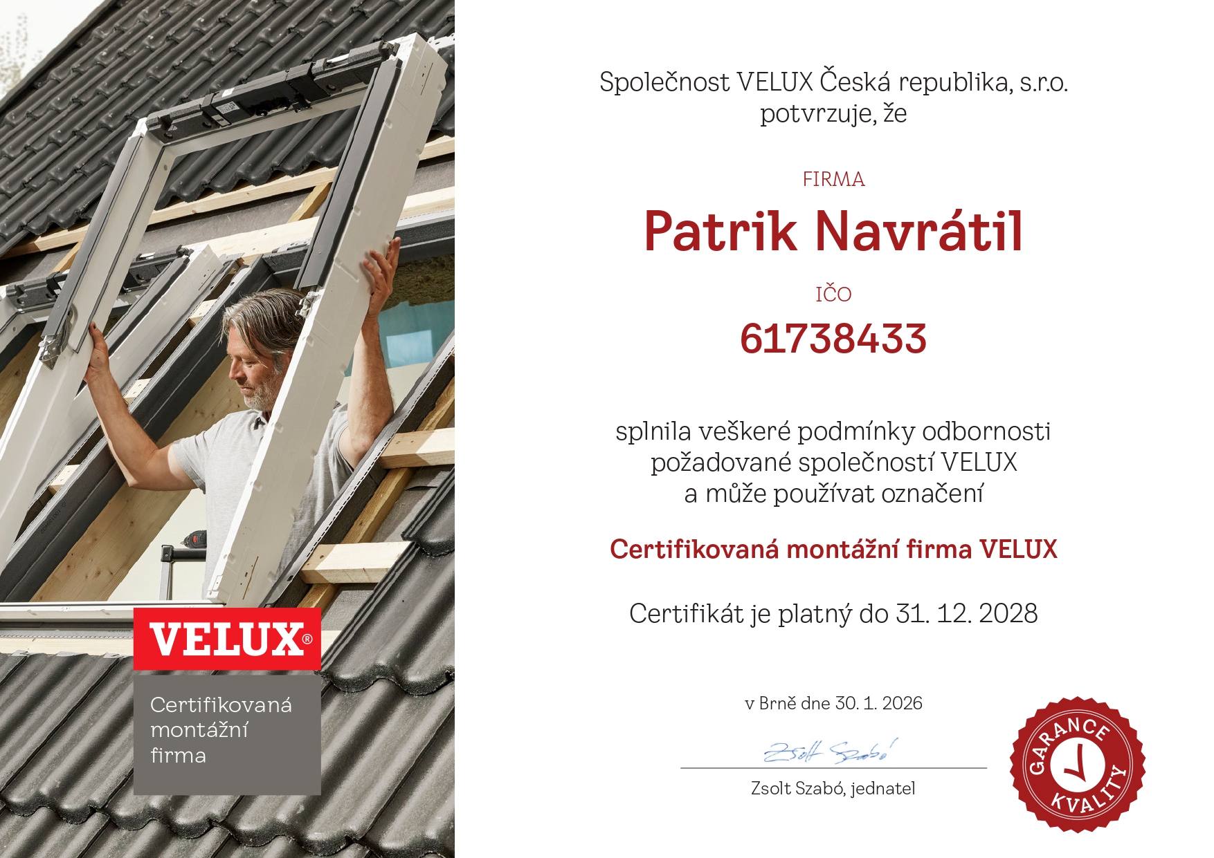 Střechy Navrátil foto 2