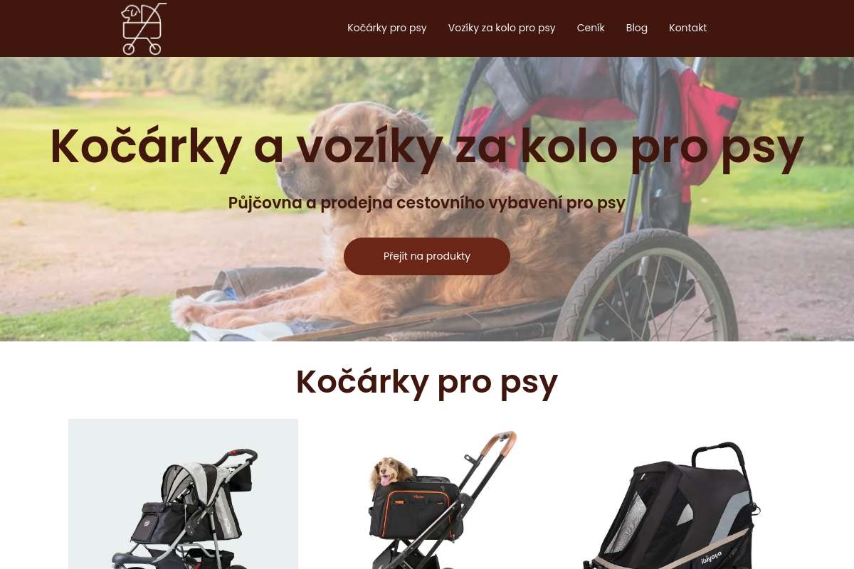 Kočárek pro psy.cz foto 1