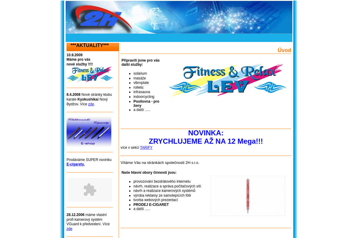 Tvorba webů 2H