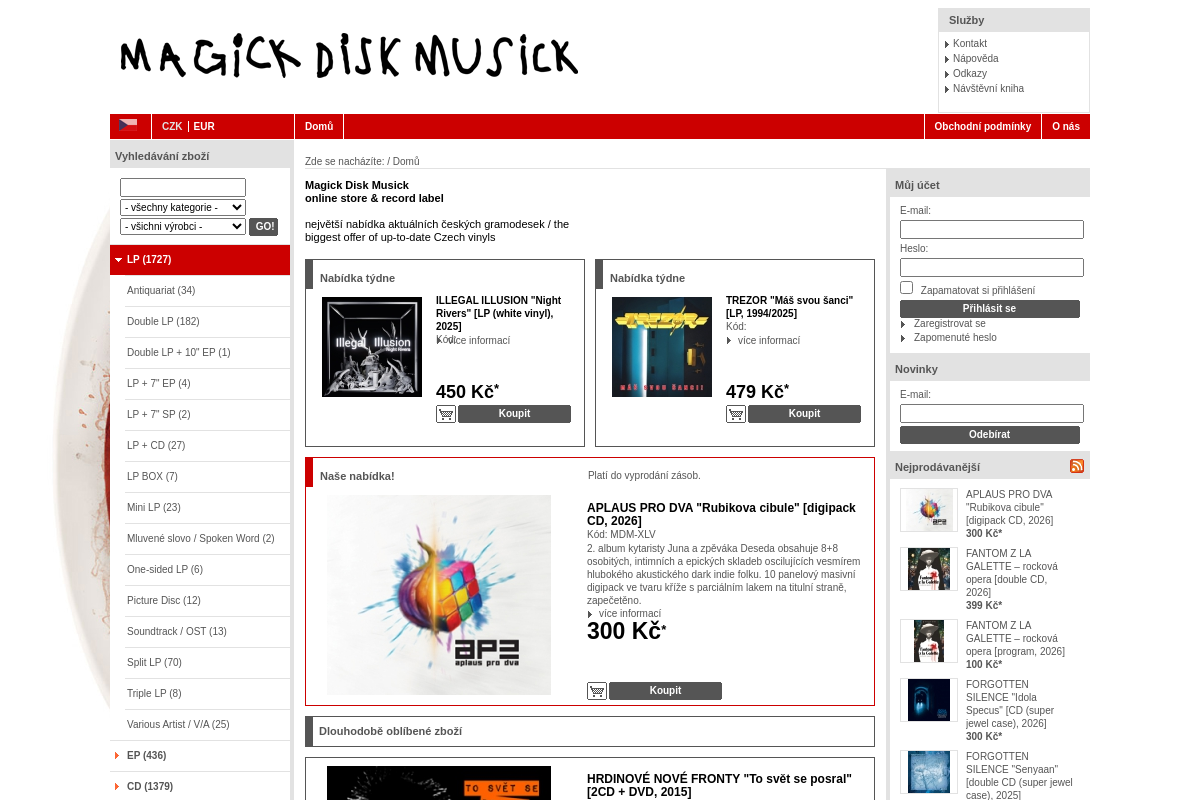 Magick Disk Musick – online store & record label