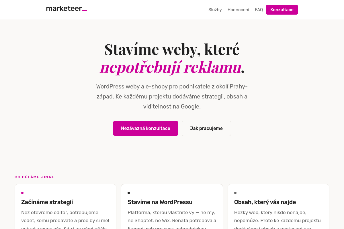 Digitální agentura Marketeer
