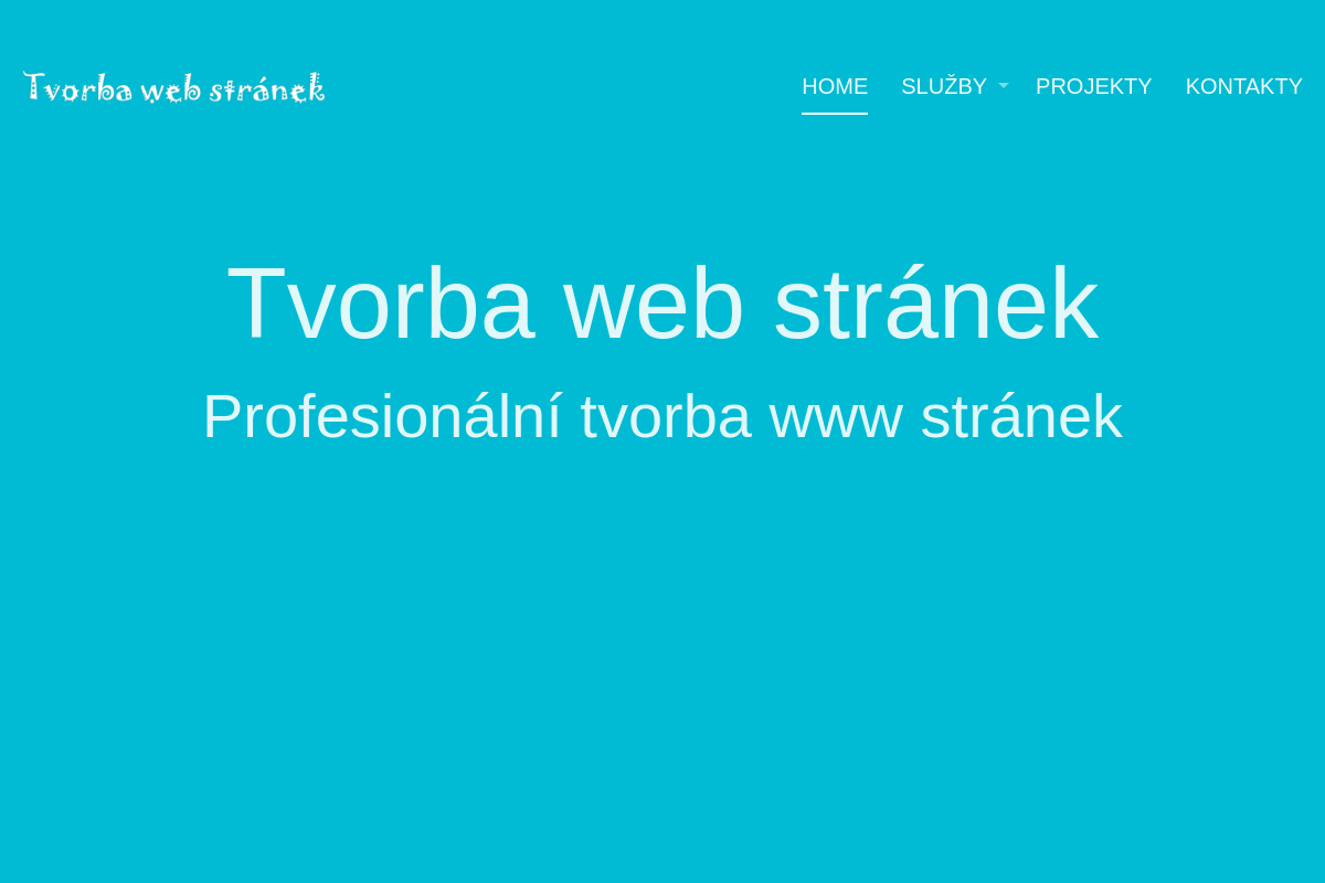 Tvorba web stránek Václav Jesenský