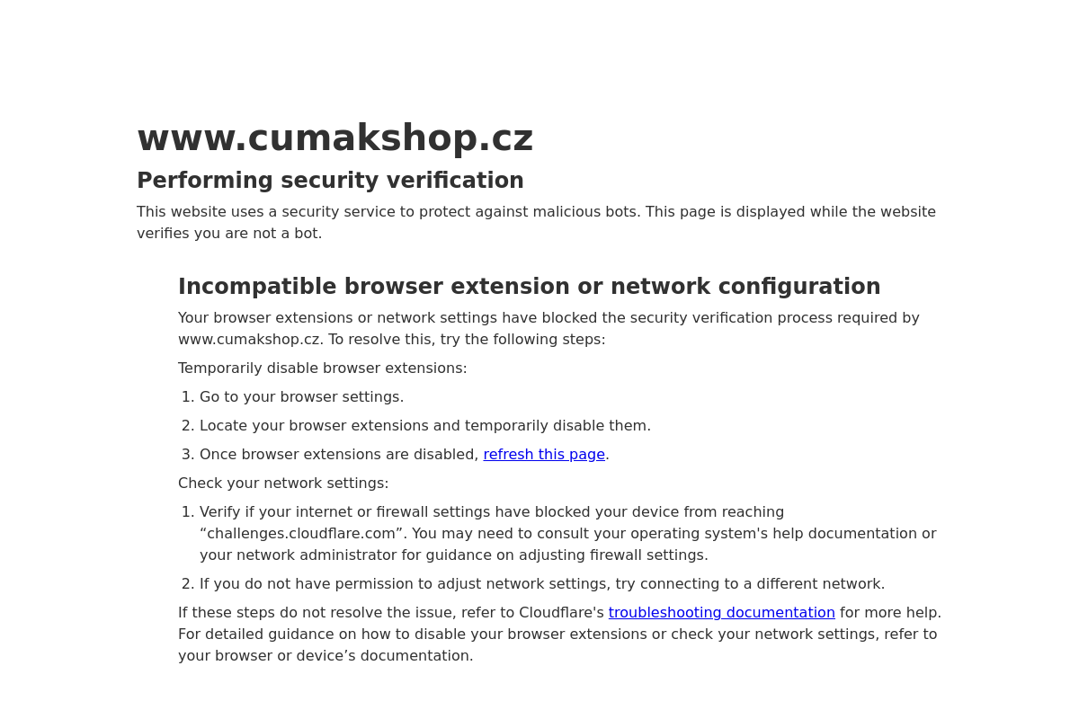Cumakshop.cz