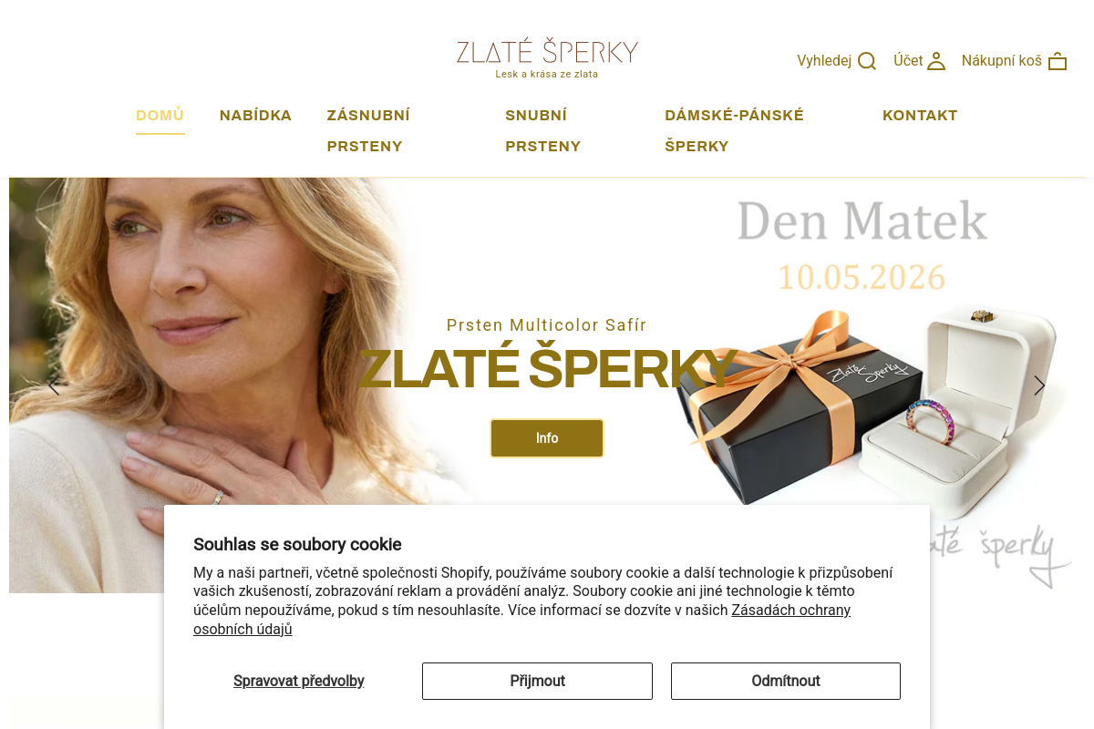 Zlaté šperky
