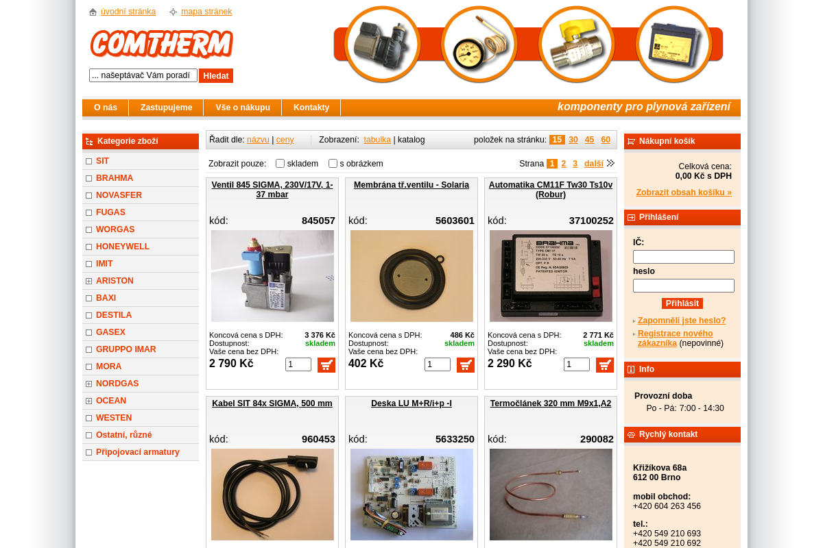 COMTHERM BRNO