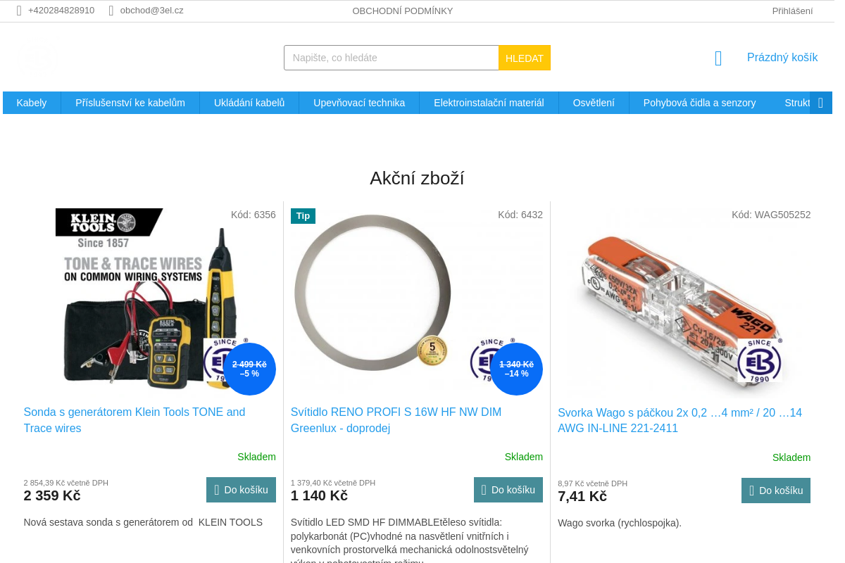 E-shop - 3 EL Group, s.r.o.