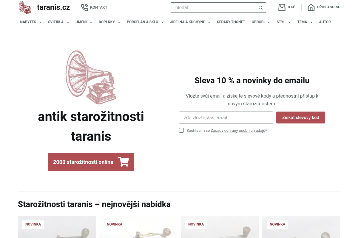 Starožitnosti Taranis.cz
